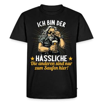 the ugly one marries bachelor party bachelor party - Men's Premium Organic T-Shirt - black - Front - Nico (187cm)