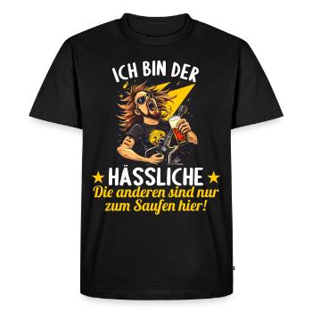 the ugly one marries bachelor party bachelor party - Men's Premium Organic T-Shirt - black - Front - Nico (187cm)
