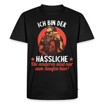the ugly one marries bachelor party bachelor party - Men's Premium Organic T-Shirt - black - Front - Nico (187cm)