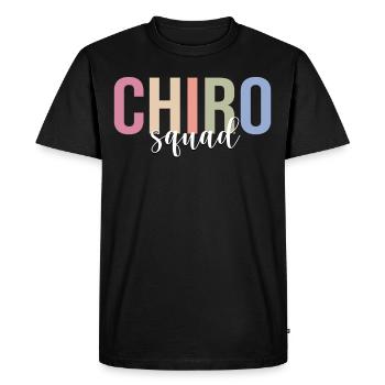 Chiropraticien Chiropratique - T-shirt Premium bio Homme - noir - Devant - Nico (187cm)