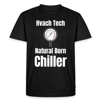 Technicien en technologie CVC - T-shirt Premium bio Homme - noir - Devant - Nico (187cm)