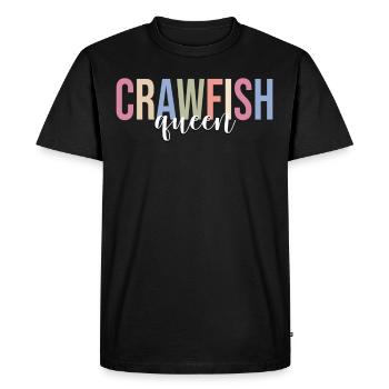 Spiny lobster girl Crayfish lover Crayfish - Men's Premium Organic T-Shirt - black - Front - Nico (187cm)