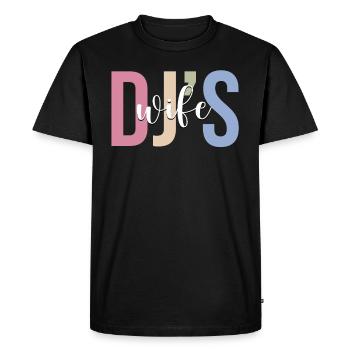 Disc Jockey DJ Mixer Dj Husband Turntable - Men's Premium Organic T-Shirt - black - Front - Nico (187cm)