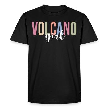 Volcanoes Volcano Lovers Geology Lava - Men's Premium Organic T-Shirt - black - Front - Nico (187cm)