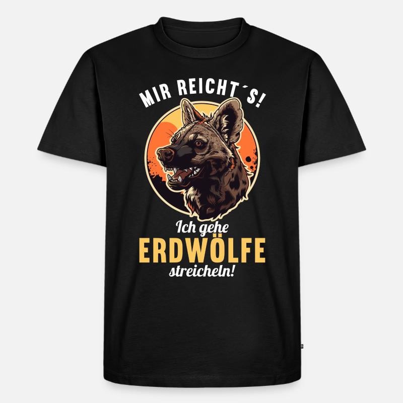 Erdwölfe Erdwolf - Männer Premium Bio T-Shirt - Schwarz
