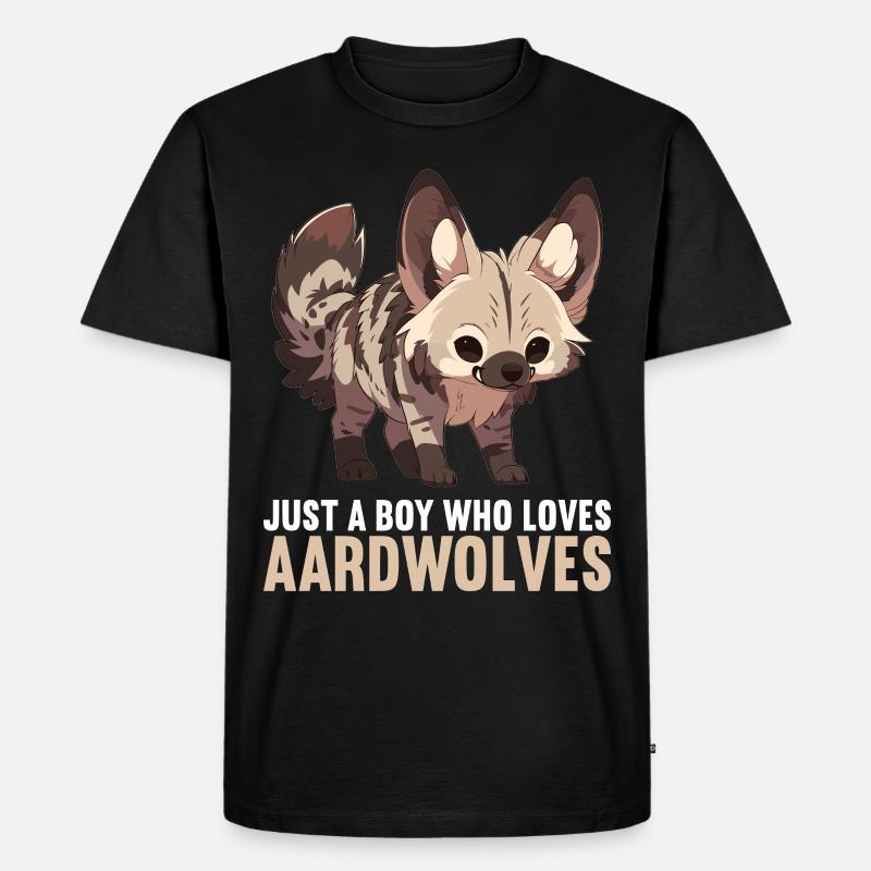 Erdwölfe Erdwolf - Männer Premium Bio T-Shirt - Schwarz