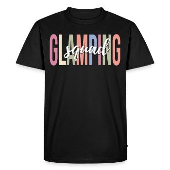 Glamping Lovers Glamping Team Camping - Men's Premium Organic T-Shirt - black - Front - Nico (187cm)
