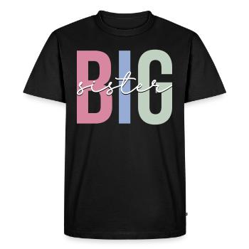 Older sister - Men's Premium Organic T-Shirt - black - Front - Nico (187cm)