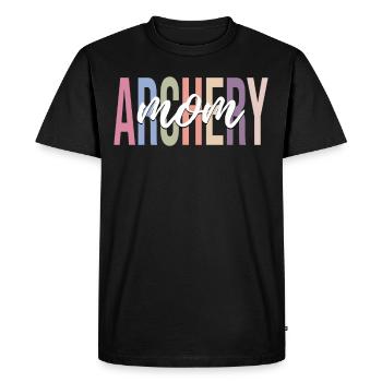 Archer arc et flèche - T-shirt Premium bio Homme - noir - Devant - Nico (187cm)