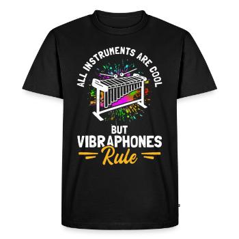 Vibraphone Vibraphone Vibraphonist Gift - Men's Premium Organic T-Shirt - black - Front - Nico (187cm)