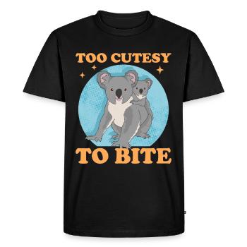 Koala Koala Bear Koala Bear Koala Bear Cadeau - T-shirt Premium bio Homme - noir - Devant - Nico (187cm)