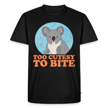 Koala Koala Bear Koala Bear Koala Bear Gift - Men's Premium Organic T-Shirt - black - Front - Nico (187cm)