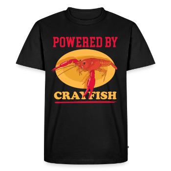 Crayfish Noble Crayfish Seafood Gift - Men's Premium Organic T-Shirt - black - Front - Nico (187cm)