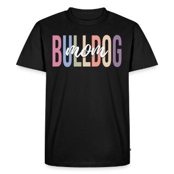 Amoureux des bouledogues - T-shirt Premium bio Homme - noir - Devant - Nico (187cm)