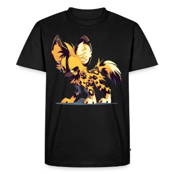Wild Dogs Wild Dog - Men's Premium Organic T-Shirt - black - Front - Nico (187cm)