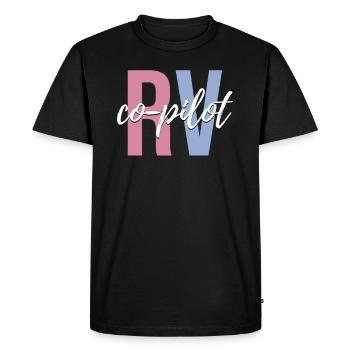 Rv Camping Rv Chauffeur Rv Camper Rv Bus - T-shirt Premium bio Homme - noir - Devant - Nico (187cm)