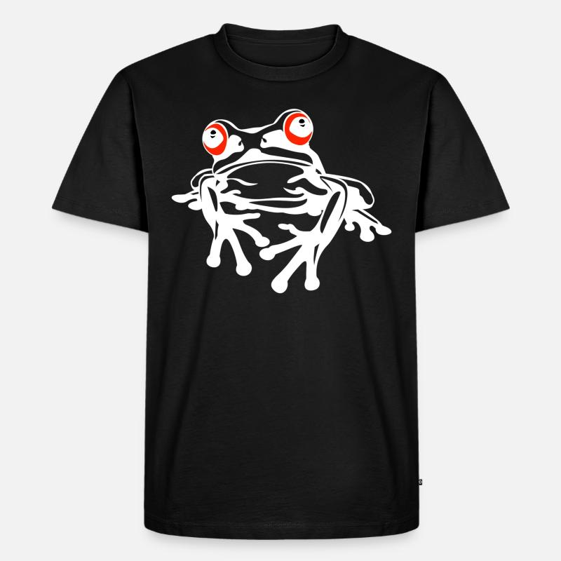 Tree Frog Baumfrösche Baumfrosch - Männer Premium Bio T-Shirt - Schwarz