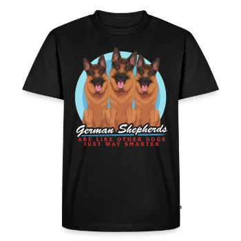 Cadeau Berger Allemand Chien Berger Allemand Cadeau Chien Berger Allemand - T-shirt Premium bio Homme - noir - Devant - Nico (187cm)