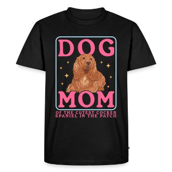 Cocker Spaniel Mom Cocker Spaniel Gift - Men's Premium Organic T-Shirt - black - Front - Nico (187cm)