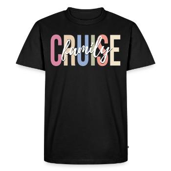 Croisière Vacances Croisière Bateau de croisière - T-shirt Premium bio Homme - noir - Devant - Nico (187cm)