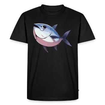 Thon Thunfische Thunfisch - T-shirt Premium bio Homme - noir - Devant - Nico (187cm)