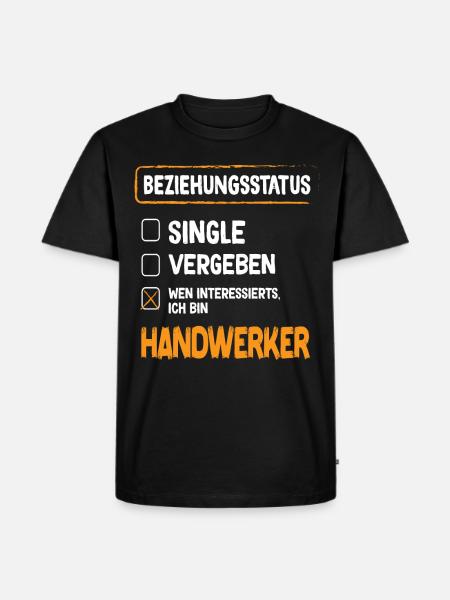 Craftsman Relationship Status - Men's Premium Organic T-Shirt - black