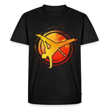 Capoeira - T-shirt Premium bio Homme - noir - Devant - Nico (187cm)