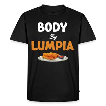 Body By Lumpia Pinoy Shanghai Lover Adobo - T-shirt Premium bio Homme - noir - Devant - Nico (187cm)