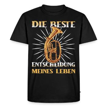 La meilleure décision de ma vie Ten - T-shirt Premium bio Homme - noir - Devant - Nico (187cm)