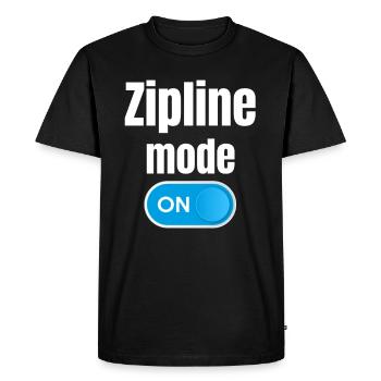 Mode tyrolienne en tyrolienne, parapente, - T-shirt Premium bio Homme - noir - Devant - Nico (187cm)