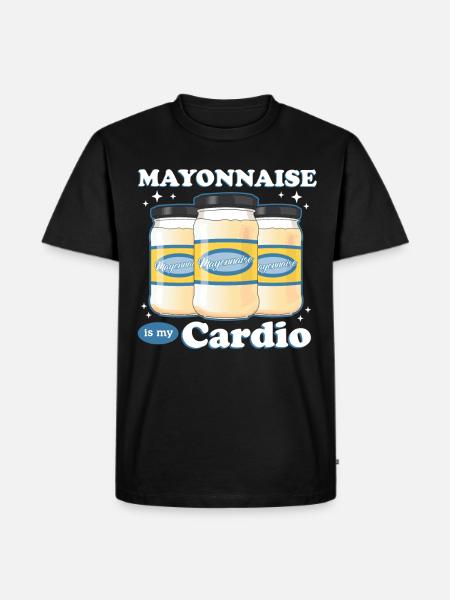 Mayonnaise Mayo Lover Gift - Men's Premium Organic T-Shirt - black