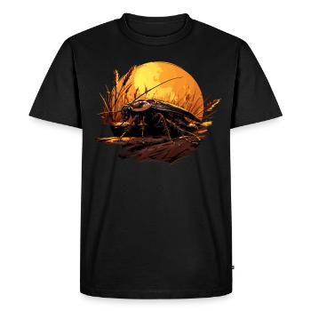 cafards cafards cafards cafard - T-shirt Premium bio Homme - noir - Devant - Nico (187cm)