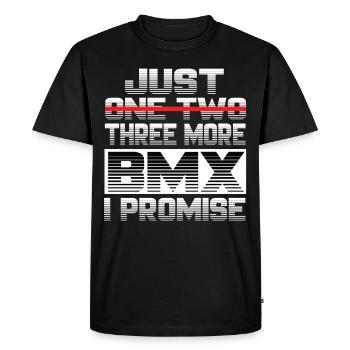 Encore un Bmx Je promets Bmx Bike Bmx Fahrrad - T-shirt Premium bio Homme - noir - Devant - Nico (187cm)