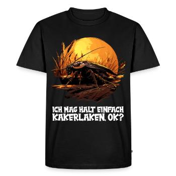 cafards cafards cafards cafard - T-shirt Premium bio Homme - noir - Devant - Nico (187cm)