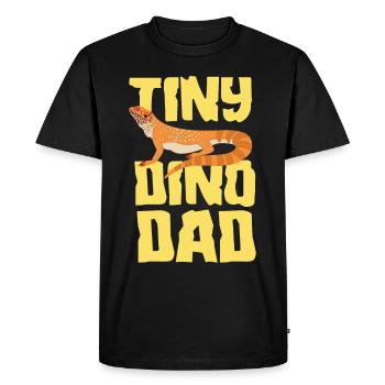 Dragon barbu Papa barbu - T-shirt Premium bio Homme - noir - Devant - Nico (187cm)