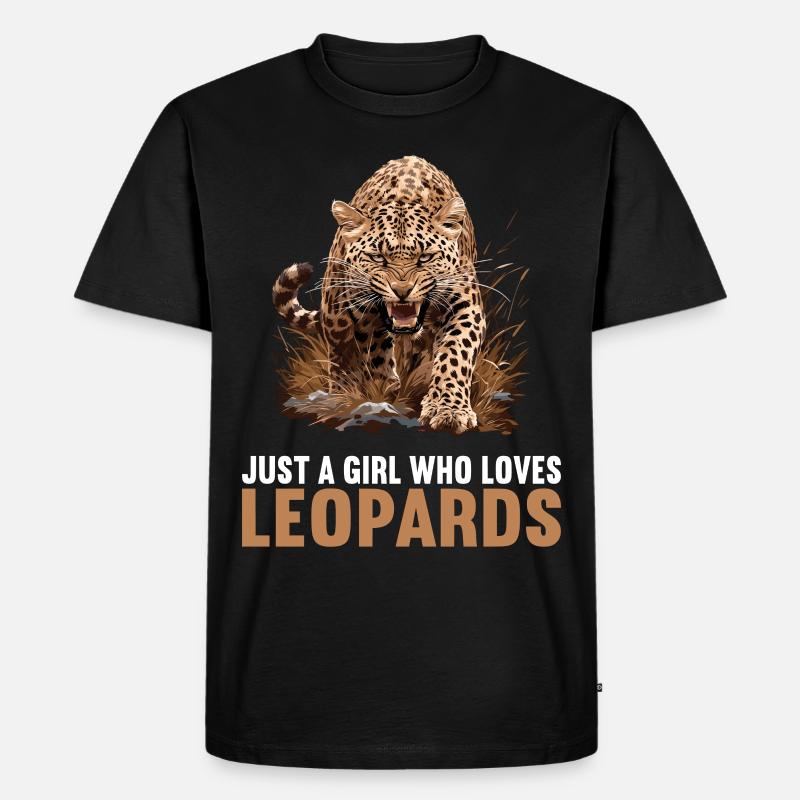 Léopard léopard - T-shirt Premium bio Homme - noir