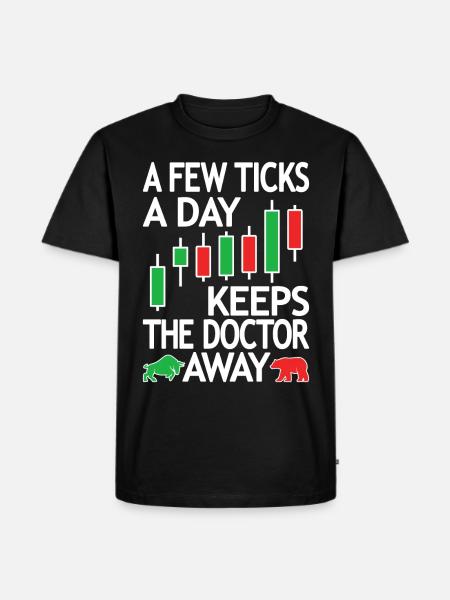 Futures Trading, Futures Trader, Daytrading - Männer Premium Bio T-Shirt - Schwarz