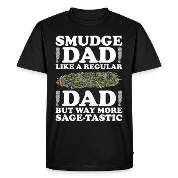 Smudging Smudge Spiritual Healing Incense - Men's Premium Organic T-Shirt - black - Front - Nico (187cm)