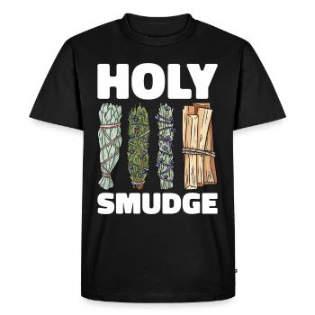 Smudging Smudge Spiritual Healing Incense - Men's Premium Organic T-Shirt - black - Front - Nico (187cm)