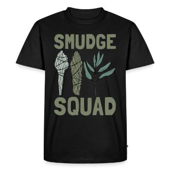Smudging Smudge Spiritual Healing Incense - Men's Premium Organic T-Shirt - black - Front - Nico (187cm)