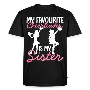 La pom-pom girl préférée de Cheerleading Cheer Squad est - T-shirt Premium bio Homme - noir - Devant - Nico (187cm)