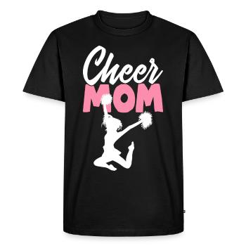Cheer Mom Cheerleading Cheerleader Cheer Squad - Men's Premium Organic T-Shirt - black - Front - Nico (187cm)