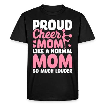 Cheerleading drôle pom-pom girl cheerleader Cheer Squad Chee - T-shirt Premium bio Homme - noir - Devant - Nico (187cm)
