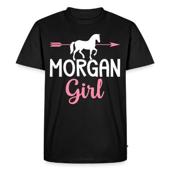 Morgan Girl Morgan Horse Girl Chevaux Liebhab - T-shirt Premium bio Homme - noir - Devant - Nico (187cm)