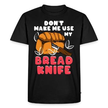 Bread Baking Bread Maker - Men's Premium Organic T-Shirt - black - Front - Nico (187cm)