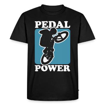 BMX Freestyle Biker Bike Bike BMX Rider - T-shirt Premium bio Homme - noir - Devant - Nico (187cm)