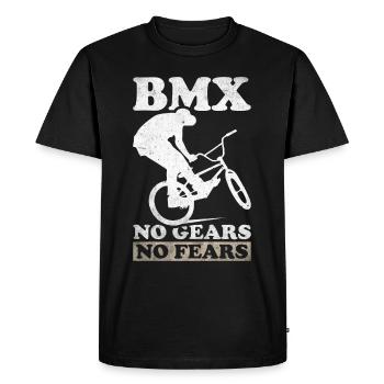 BMX Freestyle Biker Bike Bike BMX Rider - T-shirt Premium bio Homme - noir - Devant - Nico (187cm)