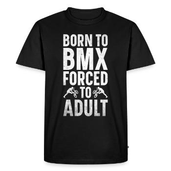 BMX Freestyle Biker Bike Bike BMX Rider - T-shirt Premium bio Homme - noir - Devant - Nico (187cm)