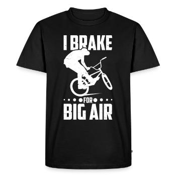 BMX Freestyle Biker Bike Bike BMX Rider - T-shirt Premium bio Homme - noir - Devant - Nico (187cm)