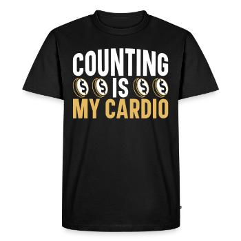 Comptabilité Comptable Financier Profession de comptable - T-shirt Premium bio Homme - noir - Devant - Nico (187cm)